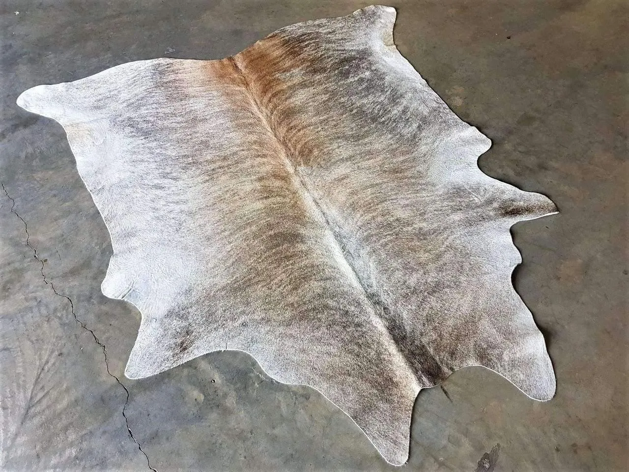 Light Brindle Brazilian Cowhide Rug