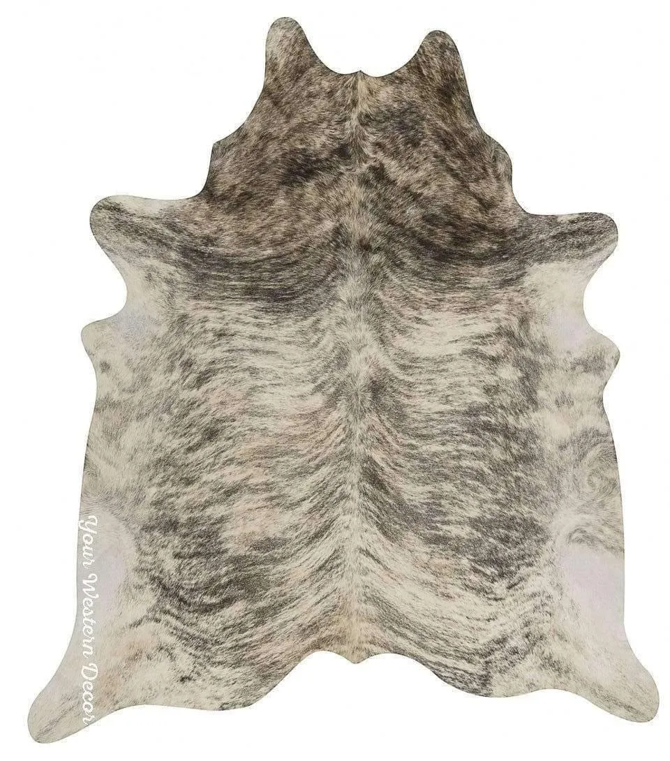 Light Brindle Brazilian Cowhide Rug