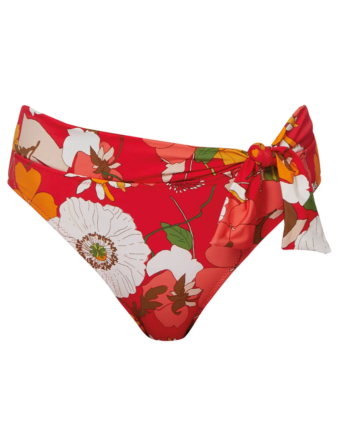 Lilia Maxi Bikini Pant - Red