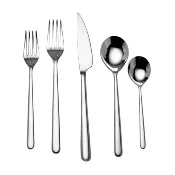 Linea Table knife, Mirrored Stainless Steel