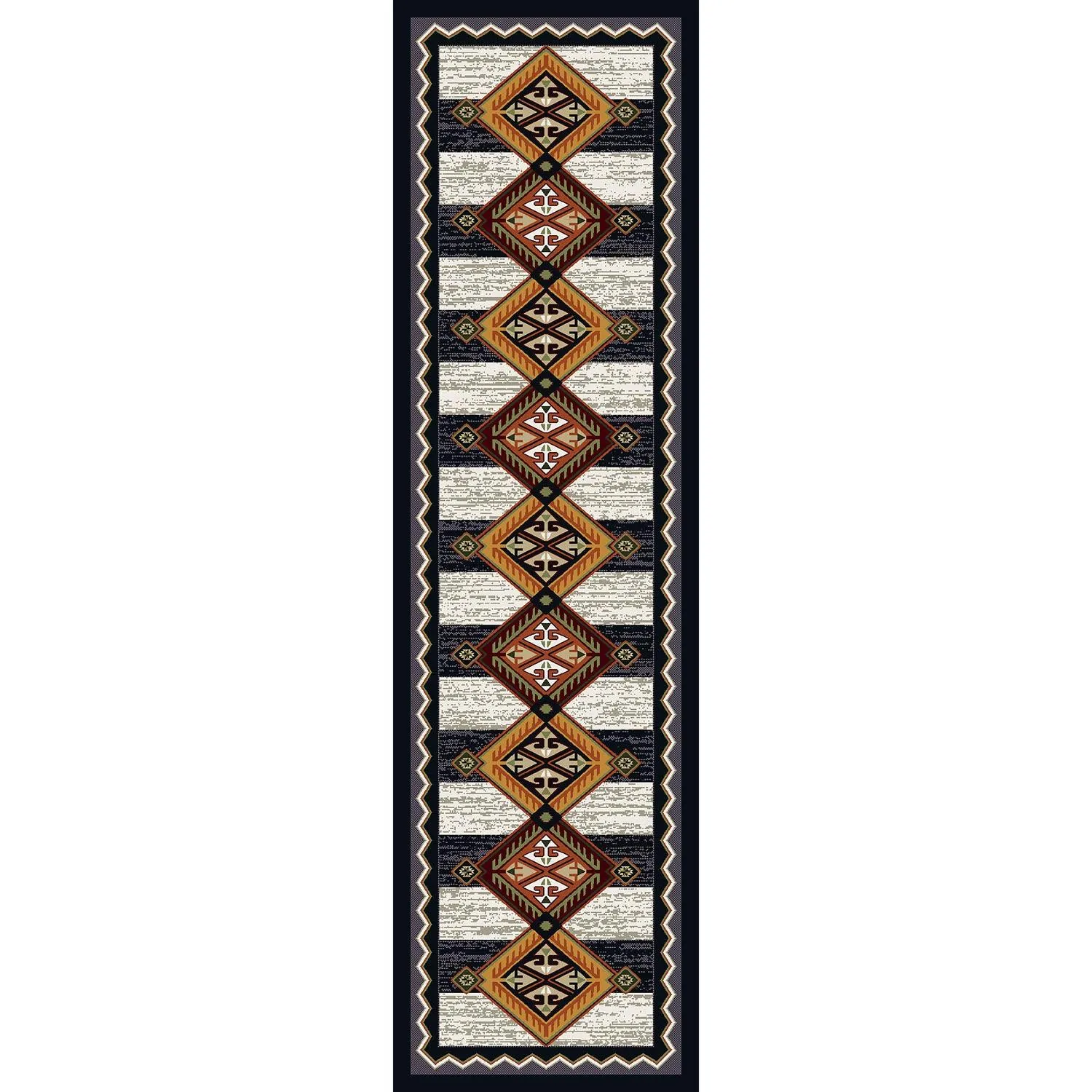 Lineage Rug in Black & White