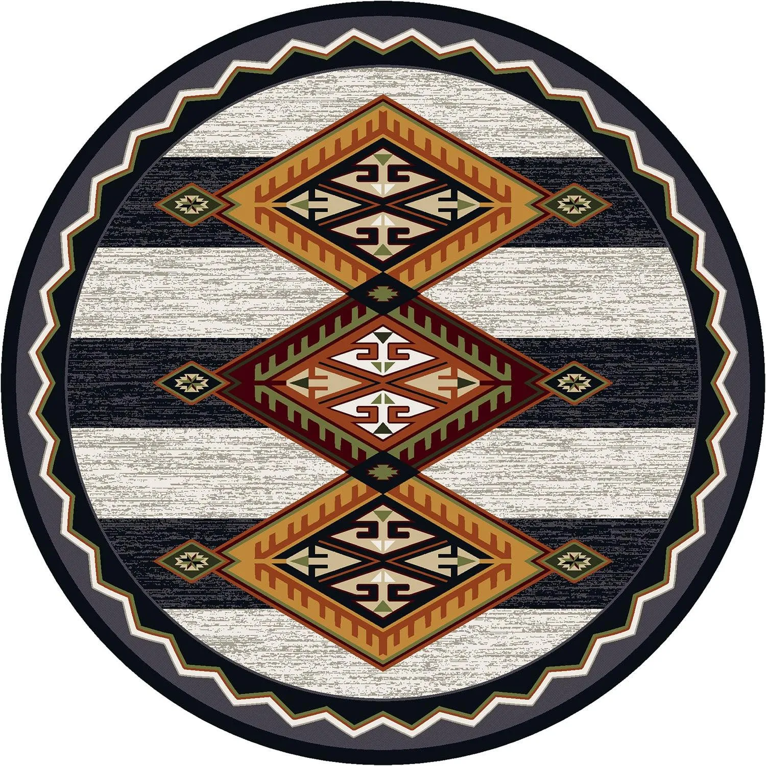 Lineage Rug in Black & White