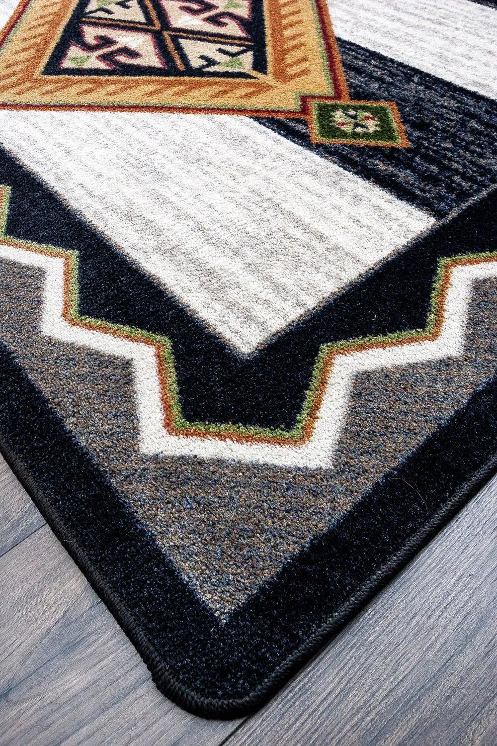 Lineage Rug in Black & White