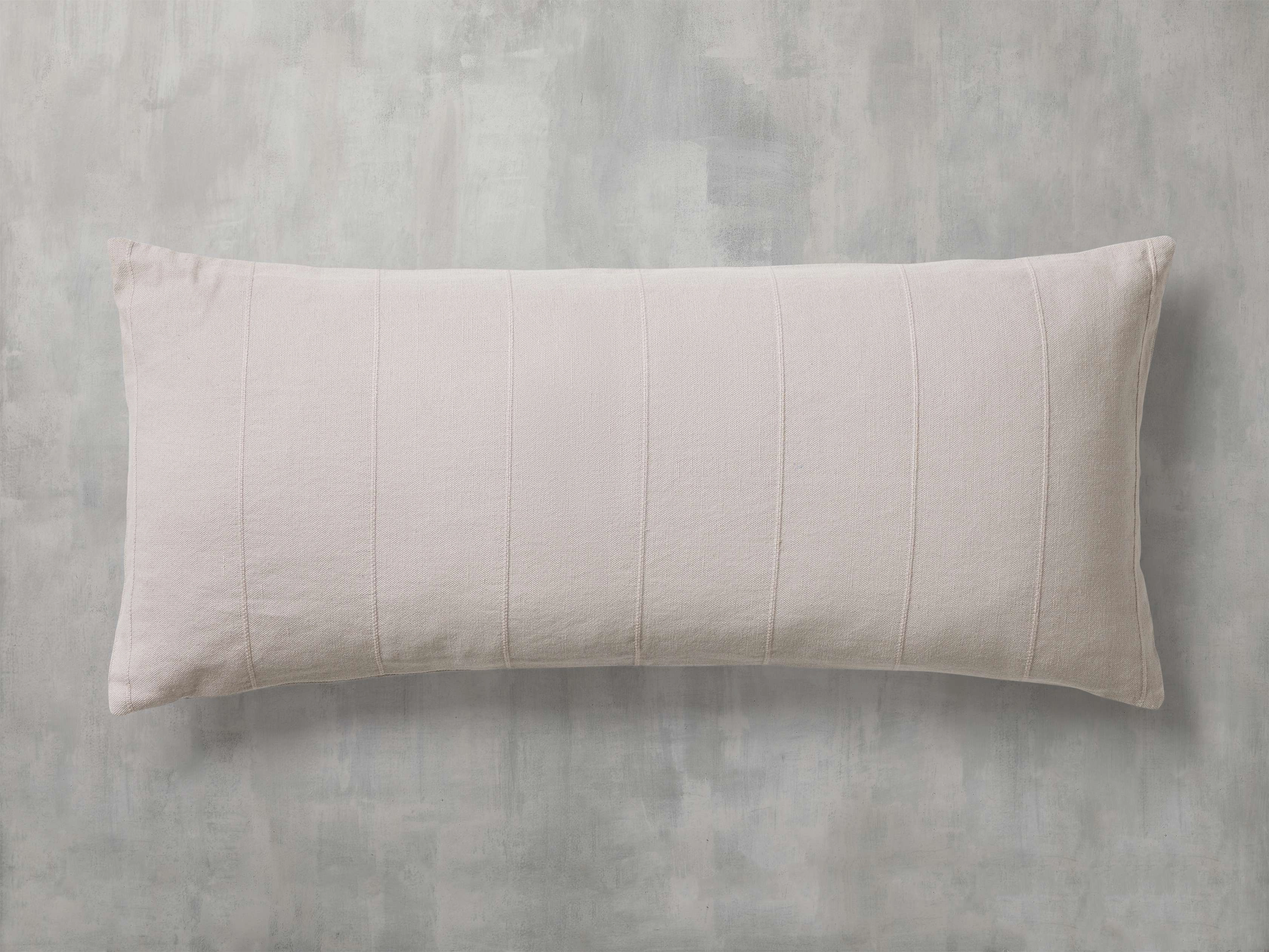 Linen Lumbar Pillow Cover in Mist