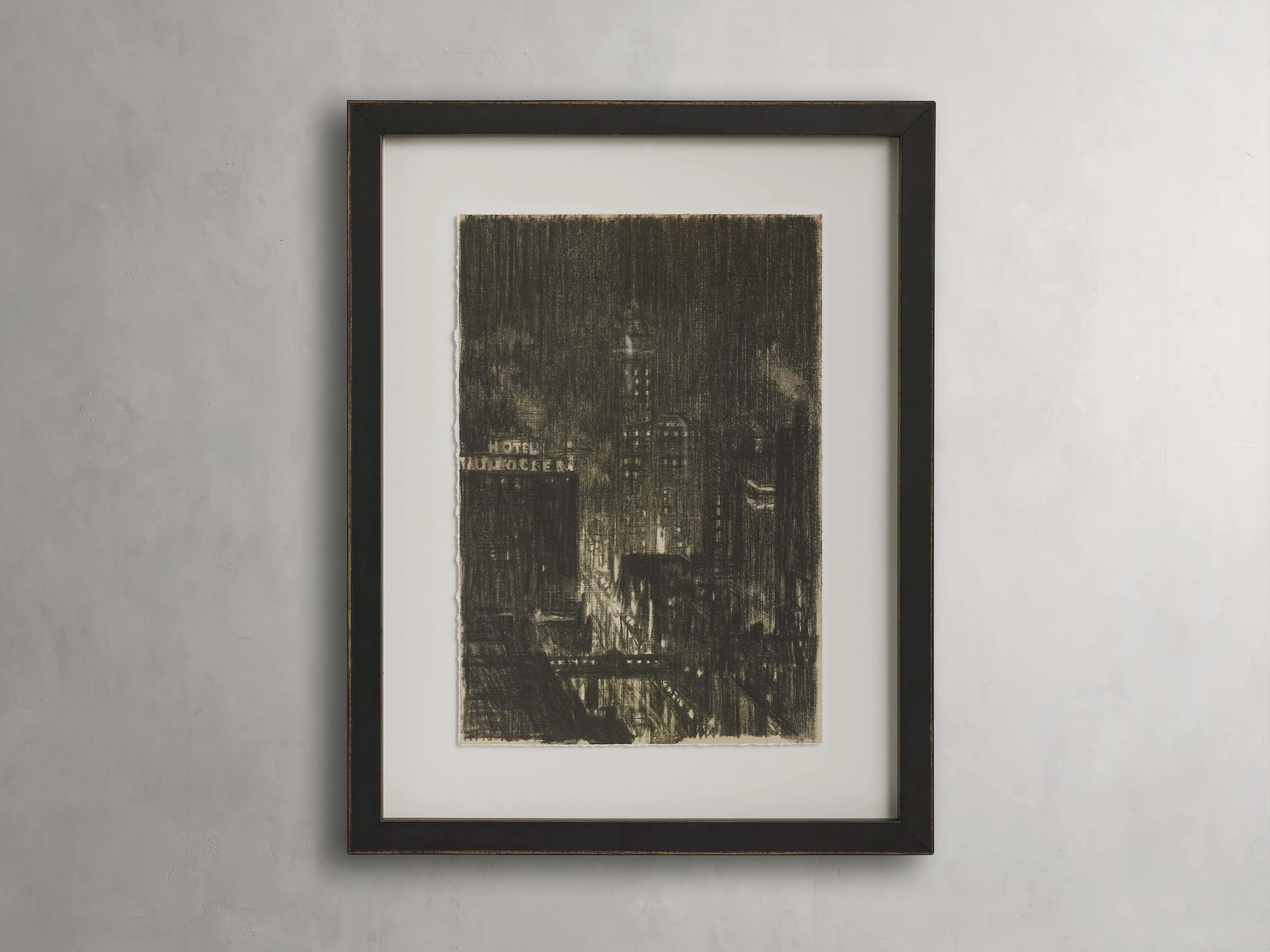 Living For The City Framed Print