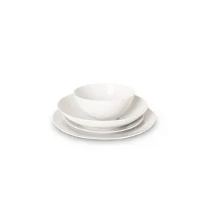 Loft 16 Piece dinnerware, White TV cabinet, media console