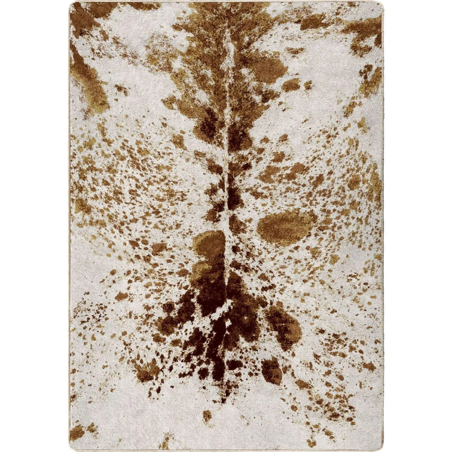 Longhorn Brown Spotted Western Rugs