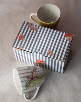 Lotus Garden Mugs (Set of 2) clothes drying rack, folding drying rack