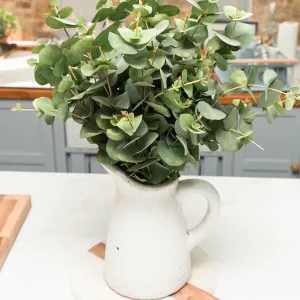 Lush Lifelike Green Eucalyptus Delight with Seven Heads kitchen essentials, utensils set