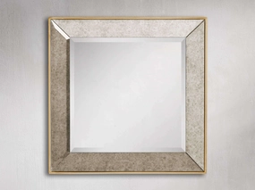Maison 20" Square Wall Mirror in Gold