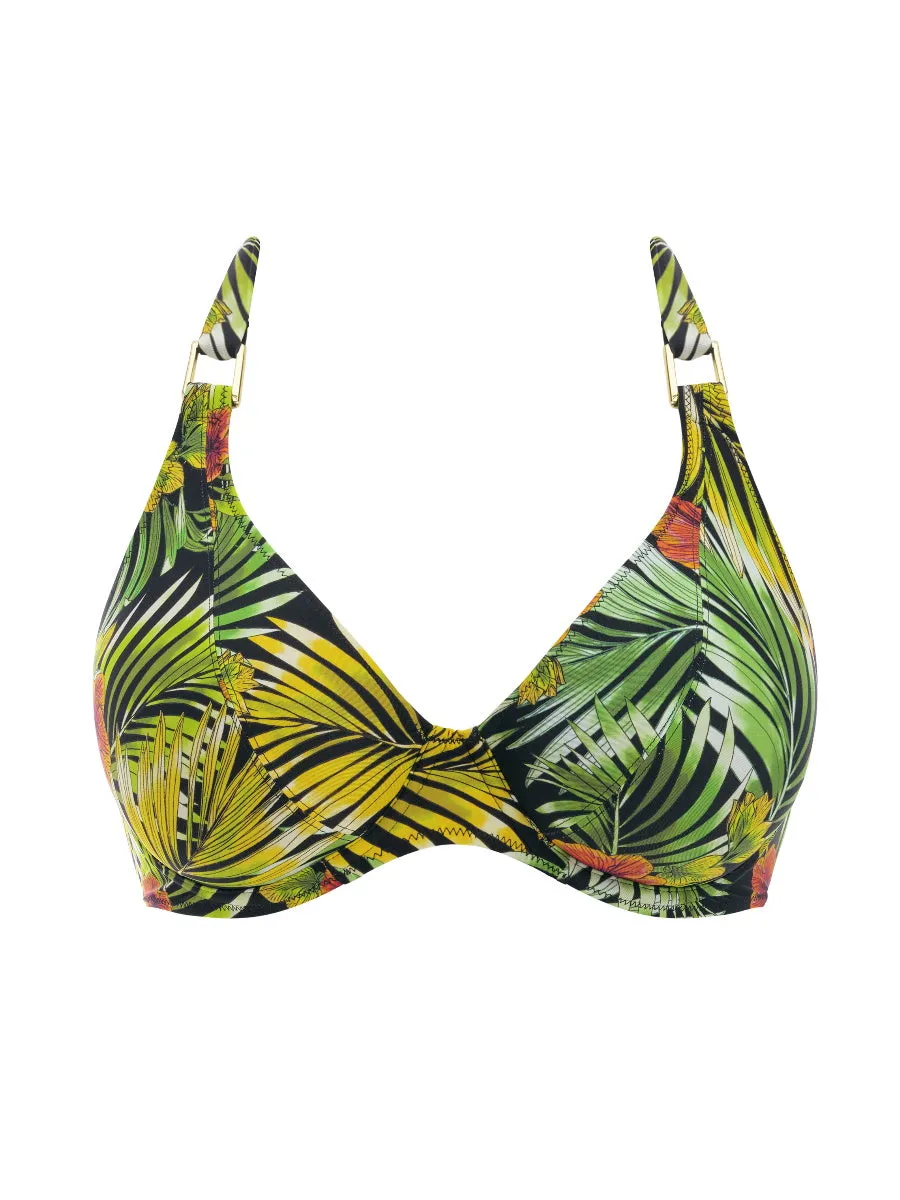 Maui Daze Halter Bikini Top - Multi