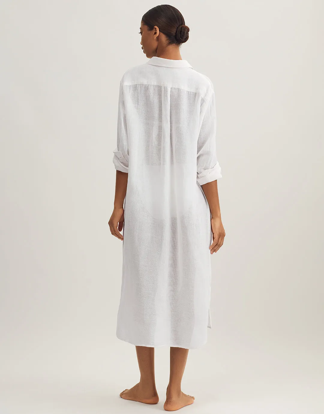Maxi Boyfriend Shirt - Off White