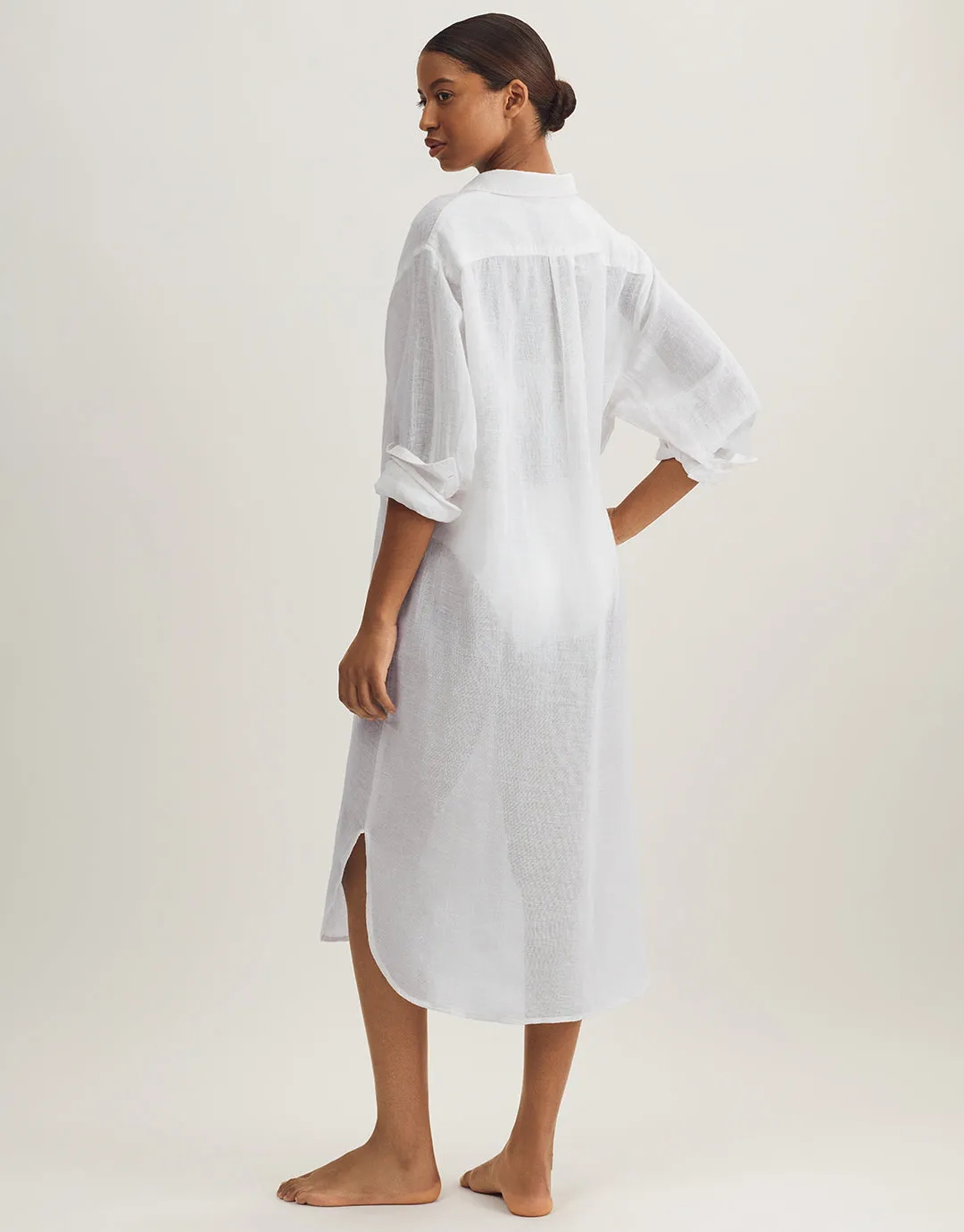 Maxi Boyfriend Shirt - Off White