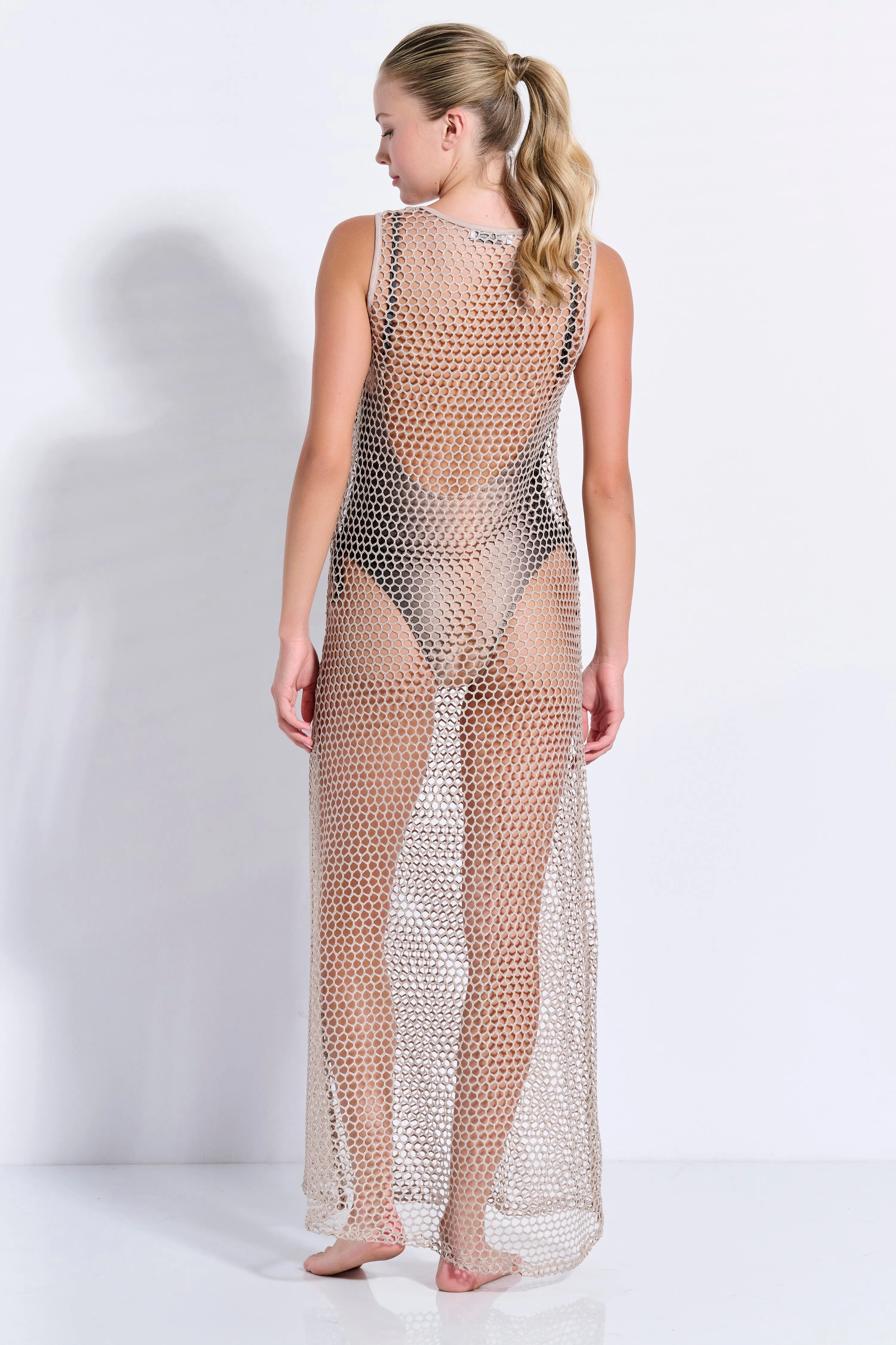 Maxi Mesh Dress (8078)