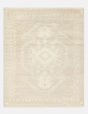 Mayrose Hand-Knotted Wool-Blend Rug