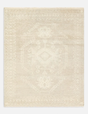 Mayrose Hand-Knotted Wool-Blend Rug