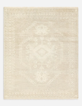Mayrose Hand-Knotted Wool-Blend Rug