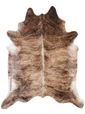 Medium Brindle Cowhide Rug - Colombian sectional couch, U-shape sofa