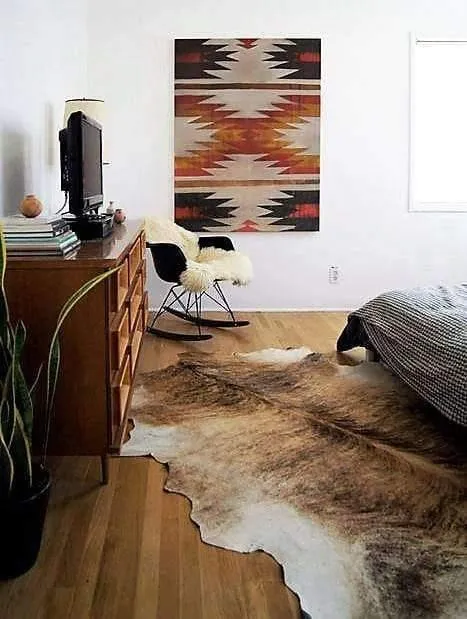 Medium Brindle Cowhide Rugs