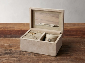 Meline Suede Jewelry Box