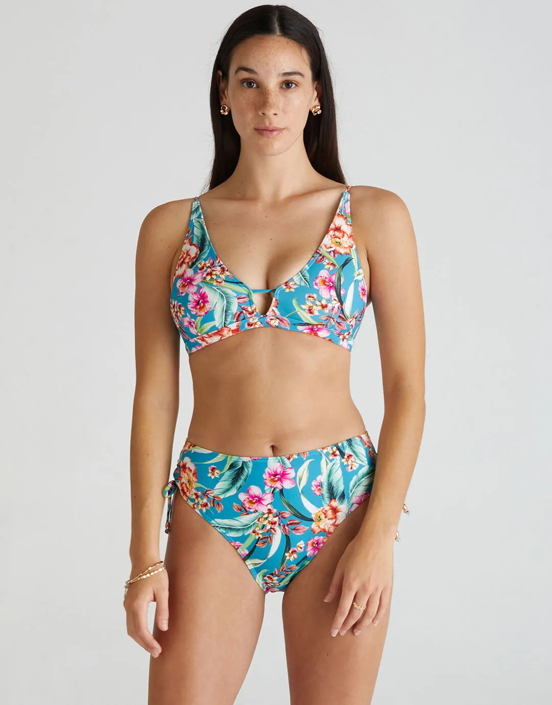 Melody Charlotte High Waist Bikini Pant - Multi