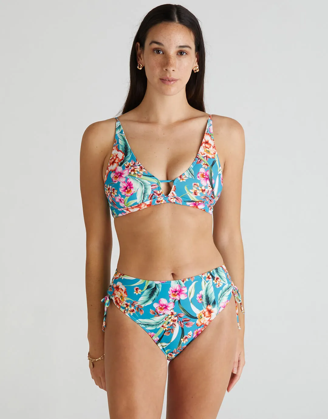 Melody Charlotte High Waist Bikini Pant - Multi