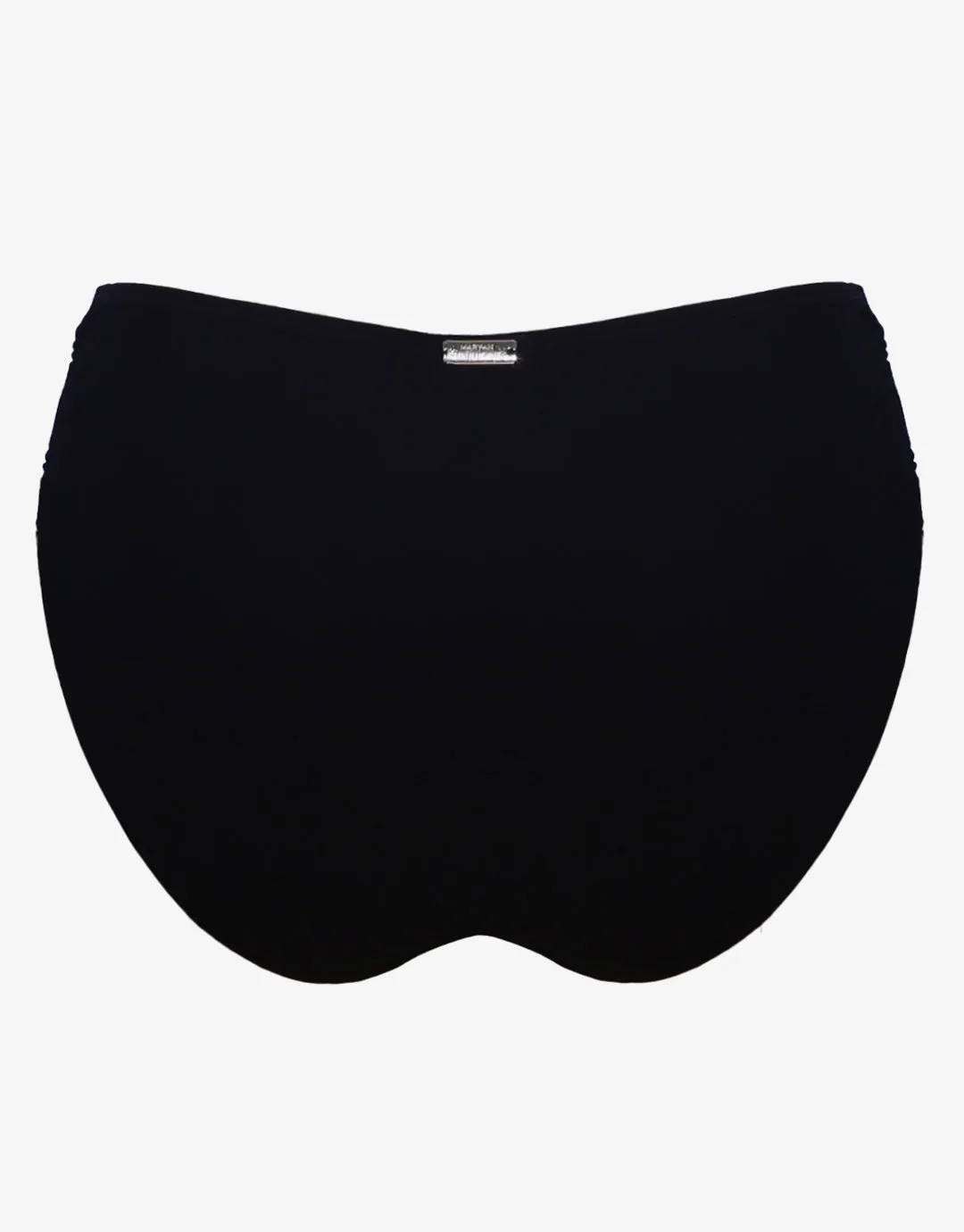 Metrics Adjustable Leg Bikini Pant - Black White and Gold