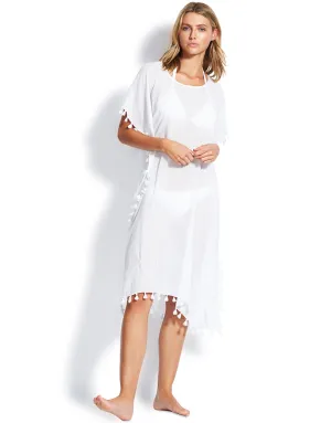 Midi Amnesia Kaftan - White