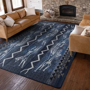Midnight Plains Speak Rug Collection serving tray, cheese board