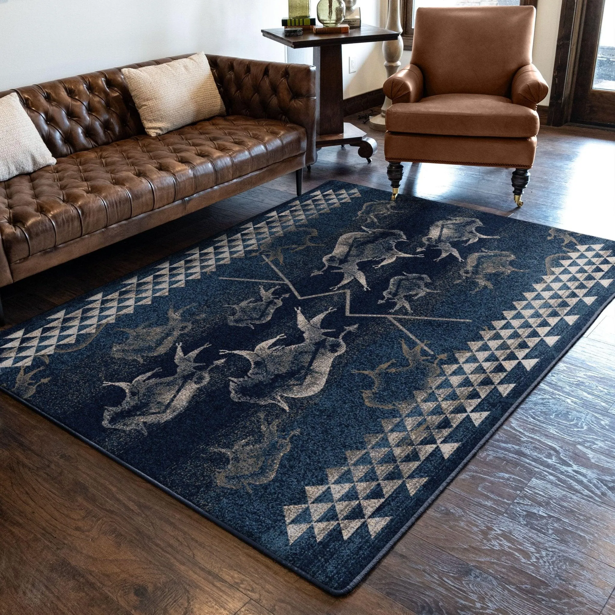 Midnight Rising Buffalo Rug Collection