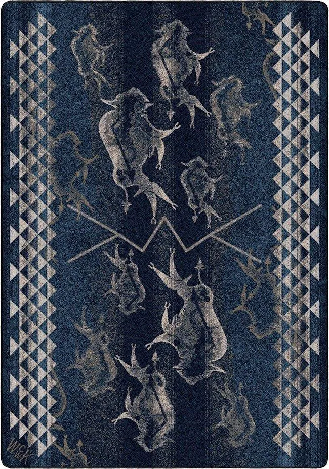 Midnight Rising Buffalo Rug Collection