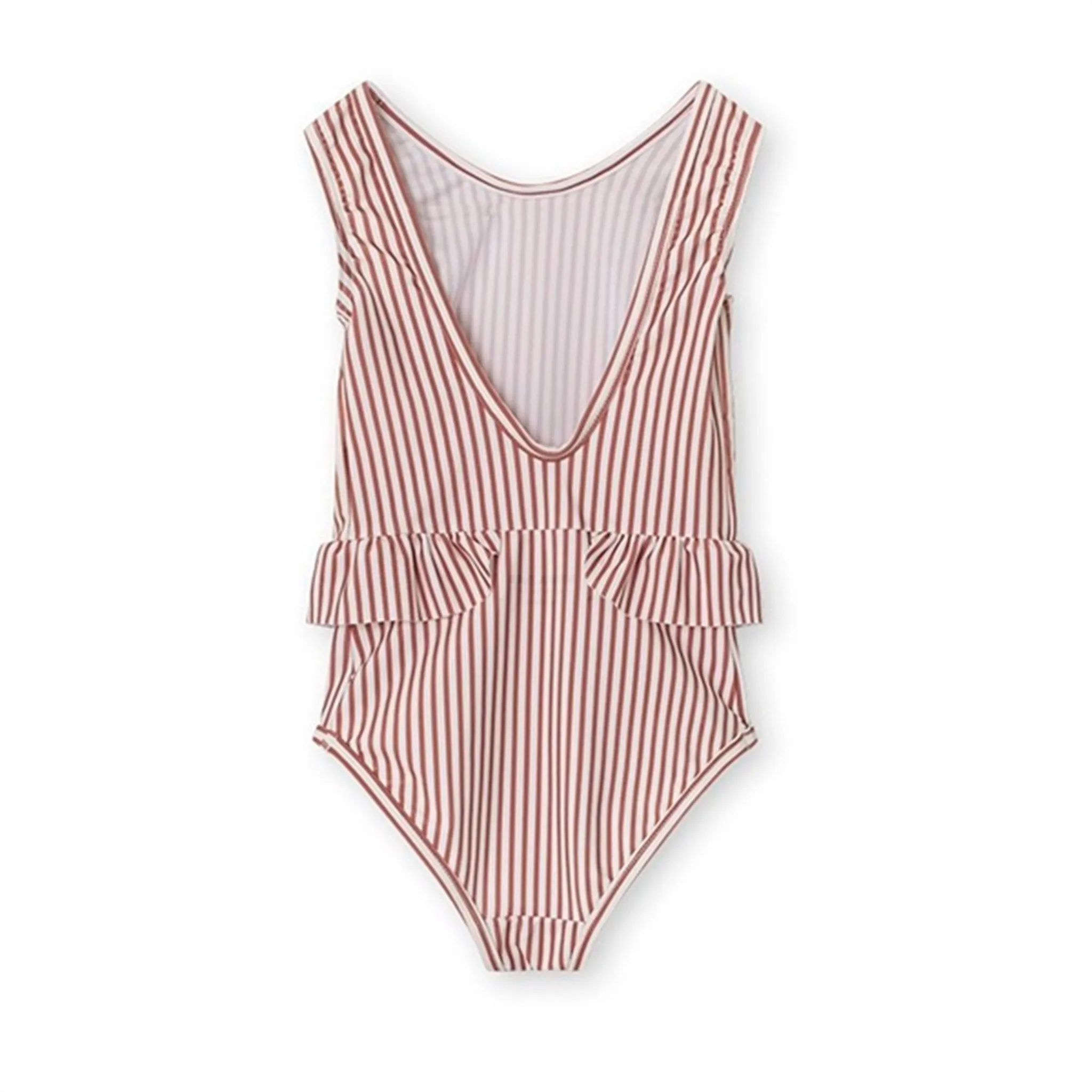MINI A TURE Gelika Printed UV50 Swim Suit Acorn Brown Stripes