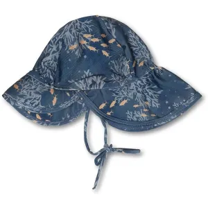 MINI A TURE Gustas Printed UV50  Sun Hat Deep Waters