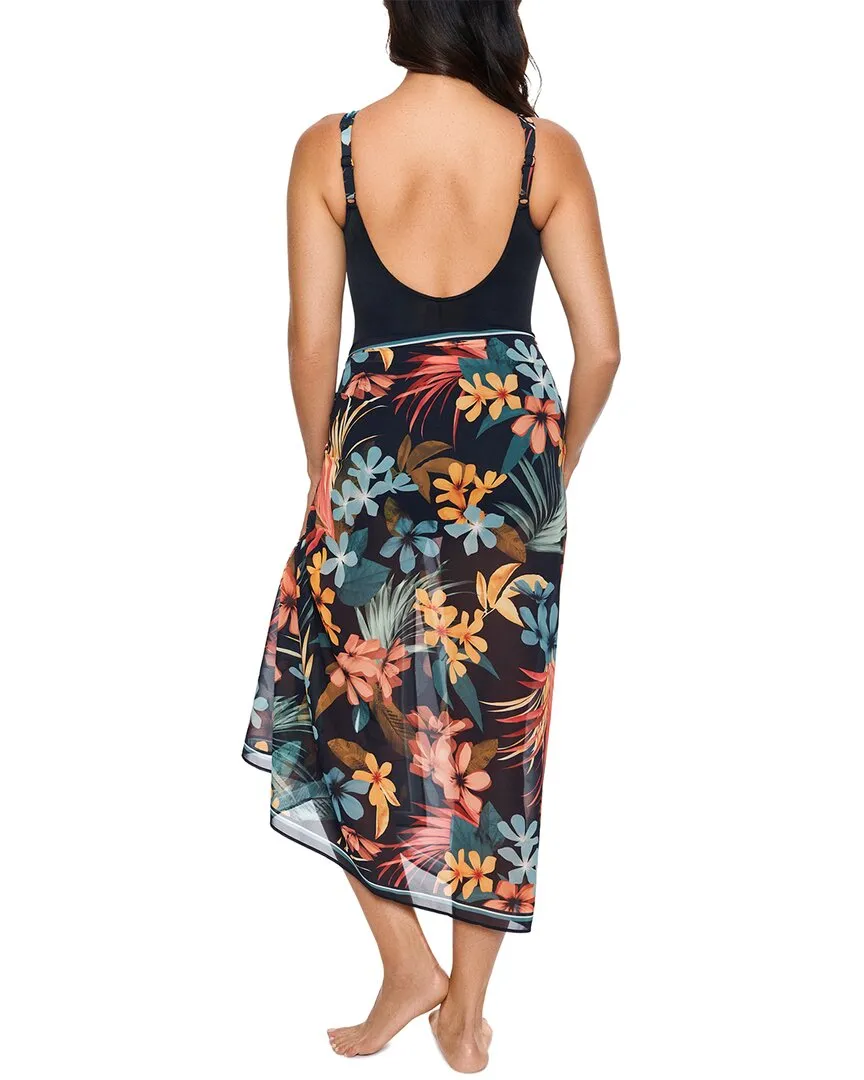 Miraclesuit Plumeria Scarf Pareo Cover Up