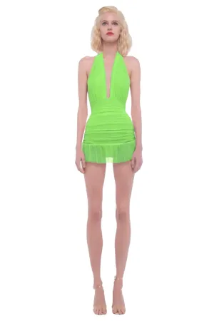 Mo Mini Dress in Neon