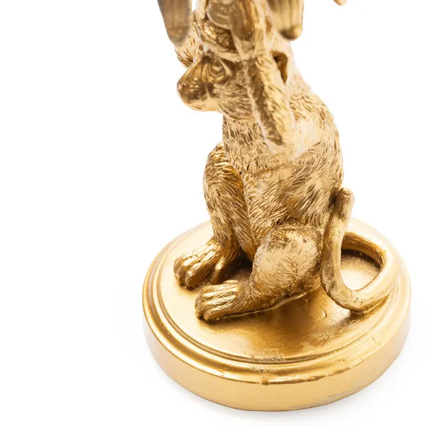 Monkey-Inspired Dining Candleholder