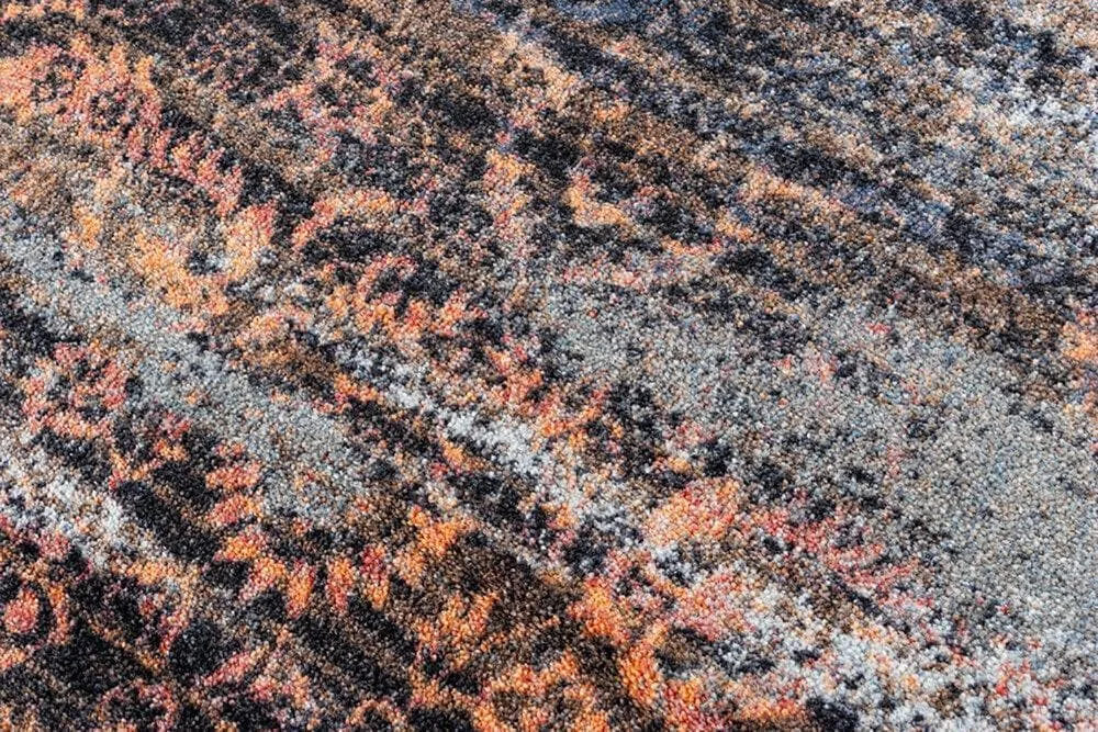 Montreal Distressed Elements Area Rugs