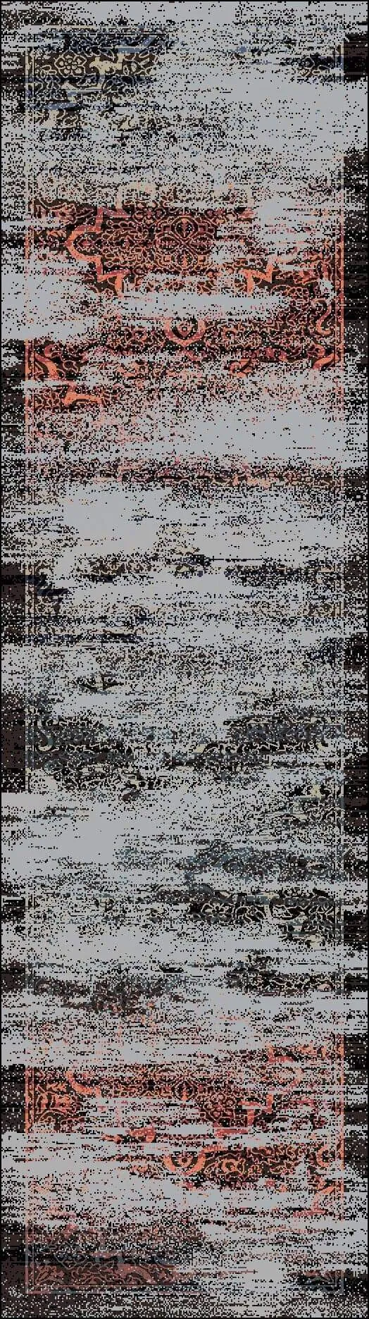 Montreal Distressed Elements Area Rugs