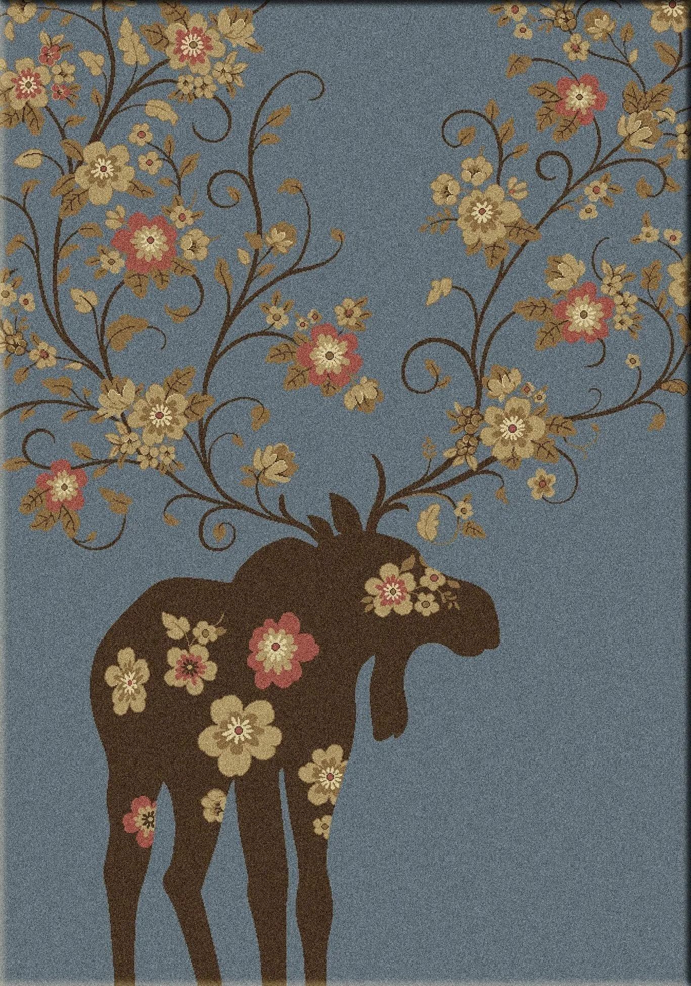 Moose Blossom Rugs in 3 Colors