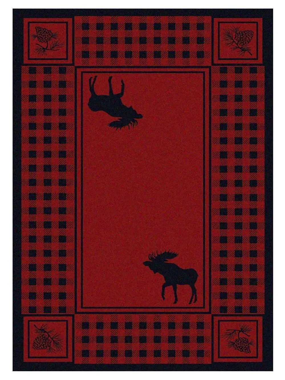 Moose Refuge Cabin Rugs - 2 Colors