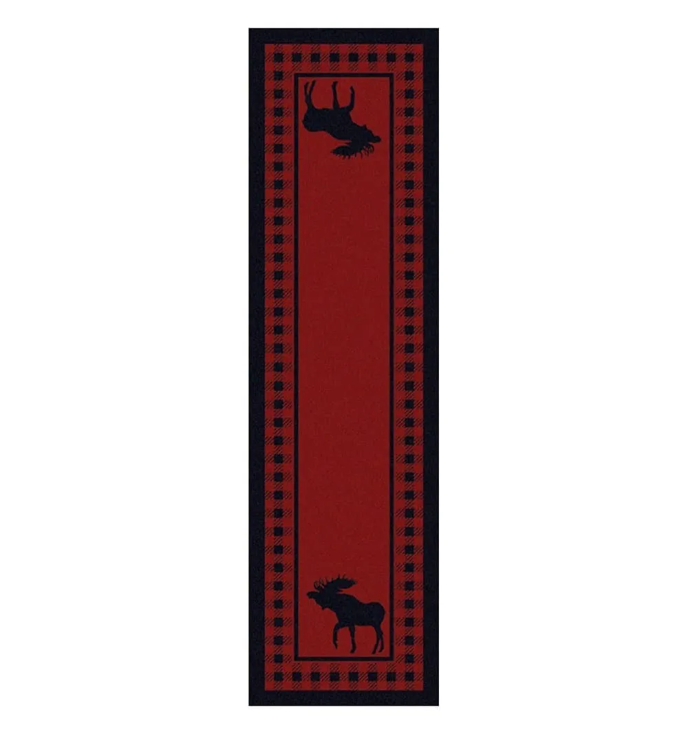 Moose Refuge Cabin Rugs - 2 Colors