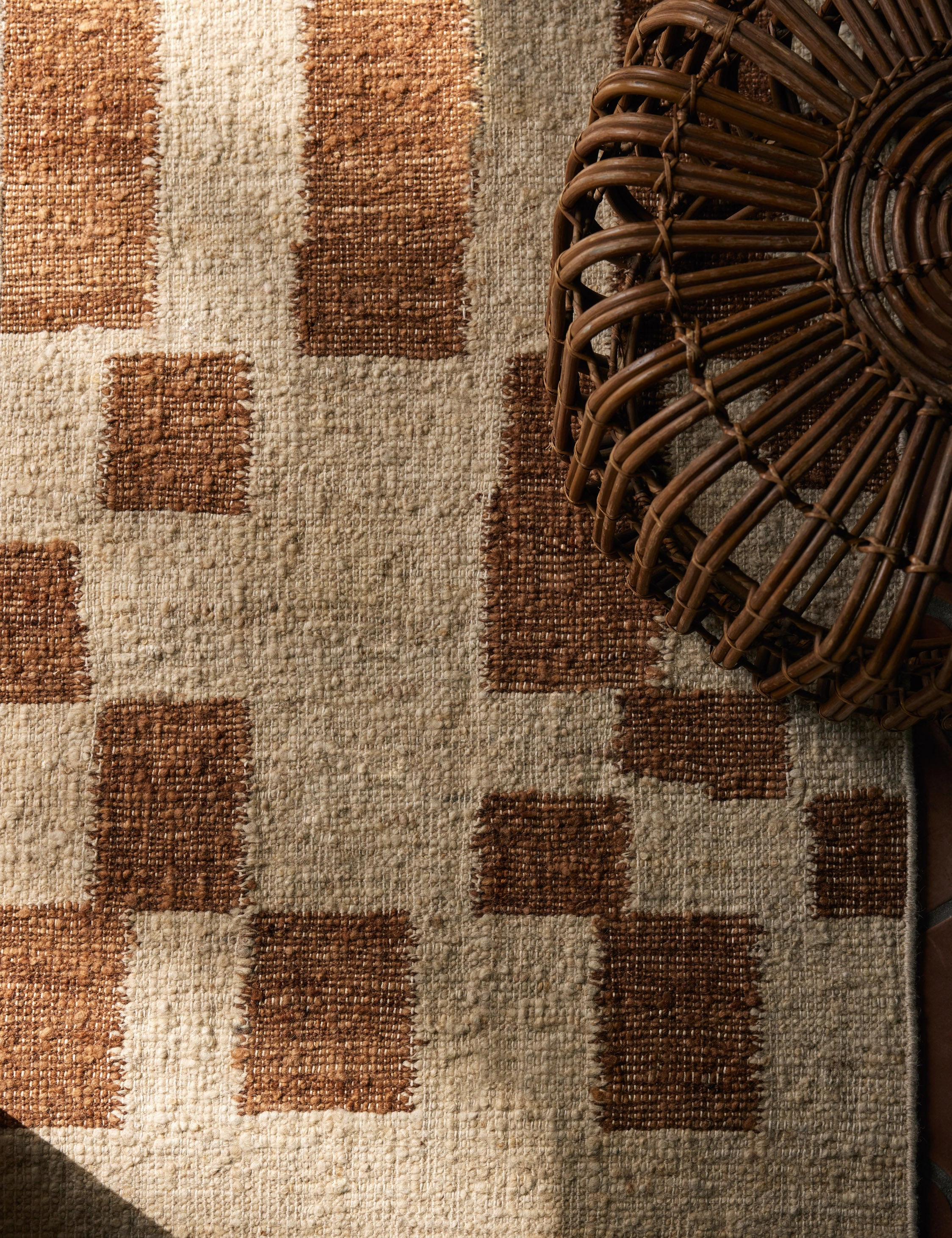 Mosaic Handwoven Wool Rug by lan Byrd