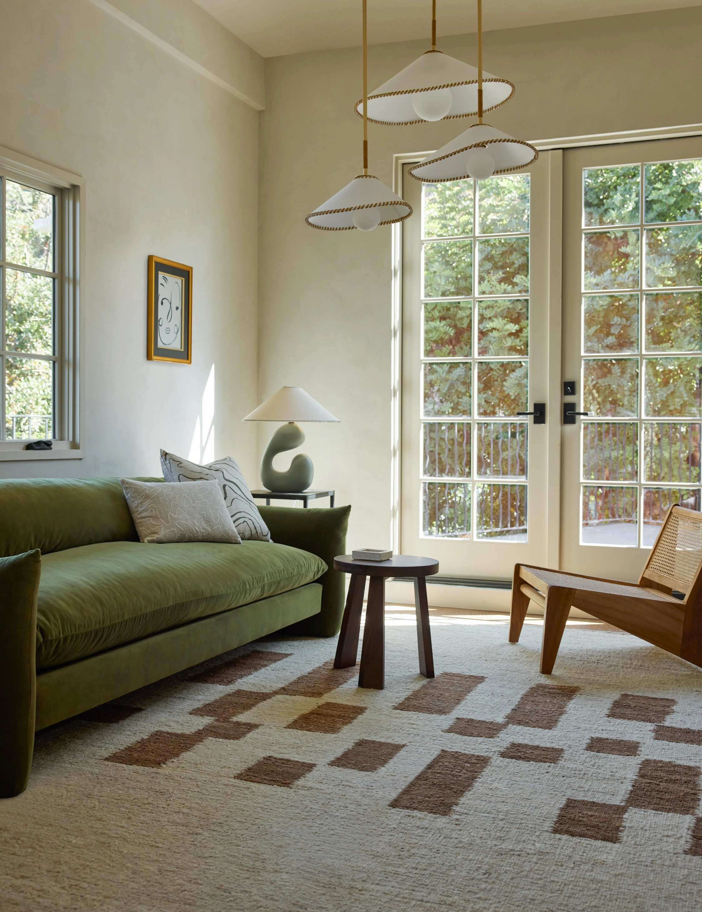 Mosaic Handwoven Wool Rug by lan Byrd
