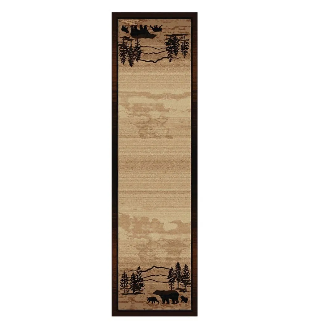 Mountain Shadow Bear Area Rugs