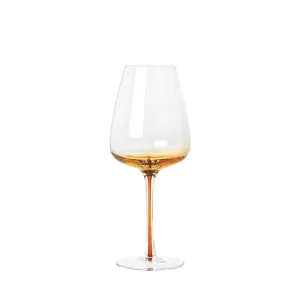 Mouth Blown Red Wine Glass, H22.5cm, Amber ceramic platter, appetizer tray