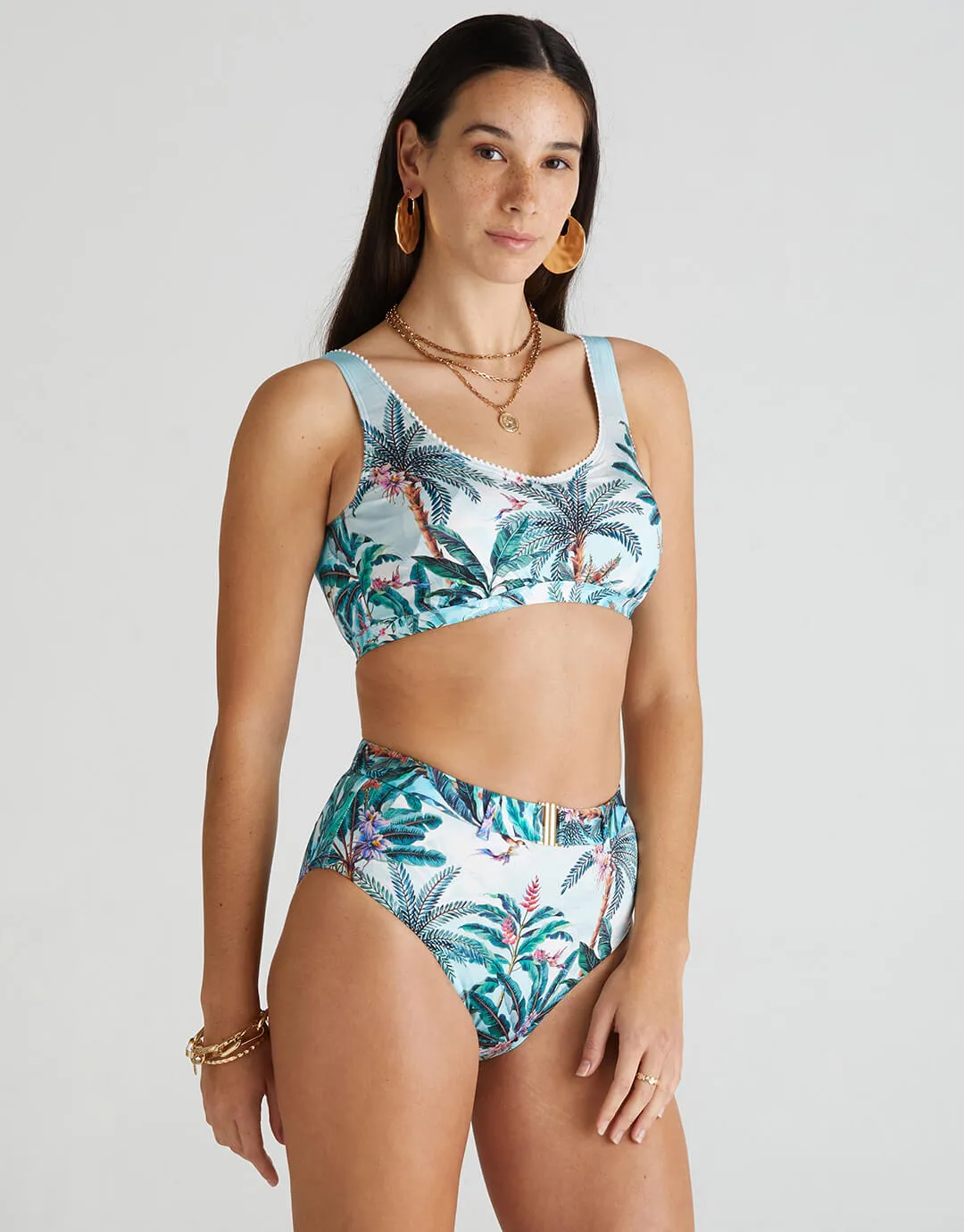 Muse Marilyn High Waist Bikini Pant - Multi