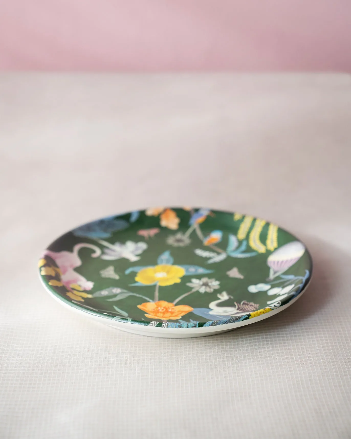 Myra Quarter Plate - Emerald