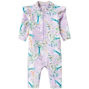 Name it Orchid Petal Zila 3/4 UV Swim Bodysuit