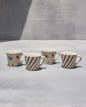Nanjing Espresso Mug (Set of 4) clothes drying rack, folding drying rack
