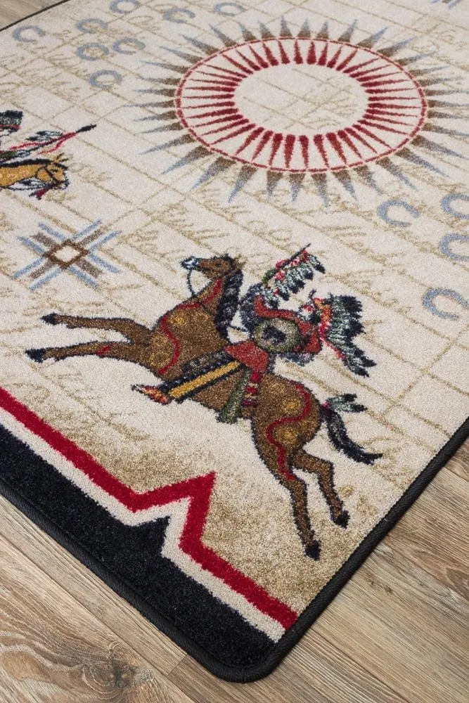 Native Battle Print Rugs
